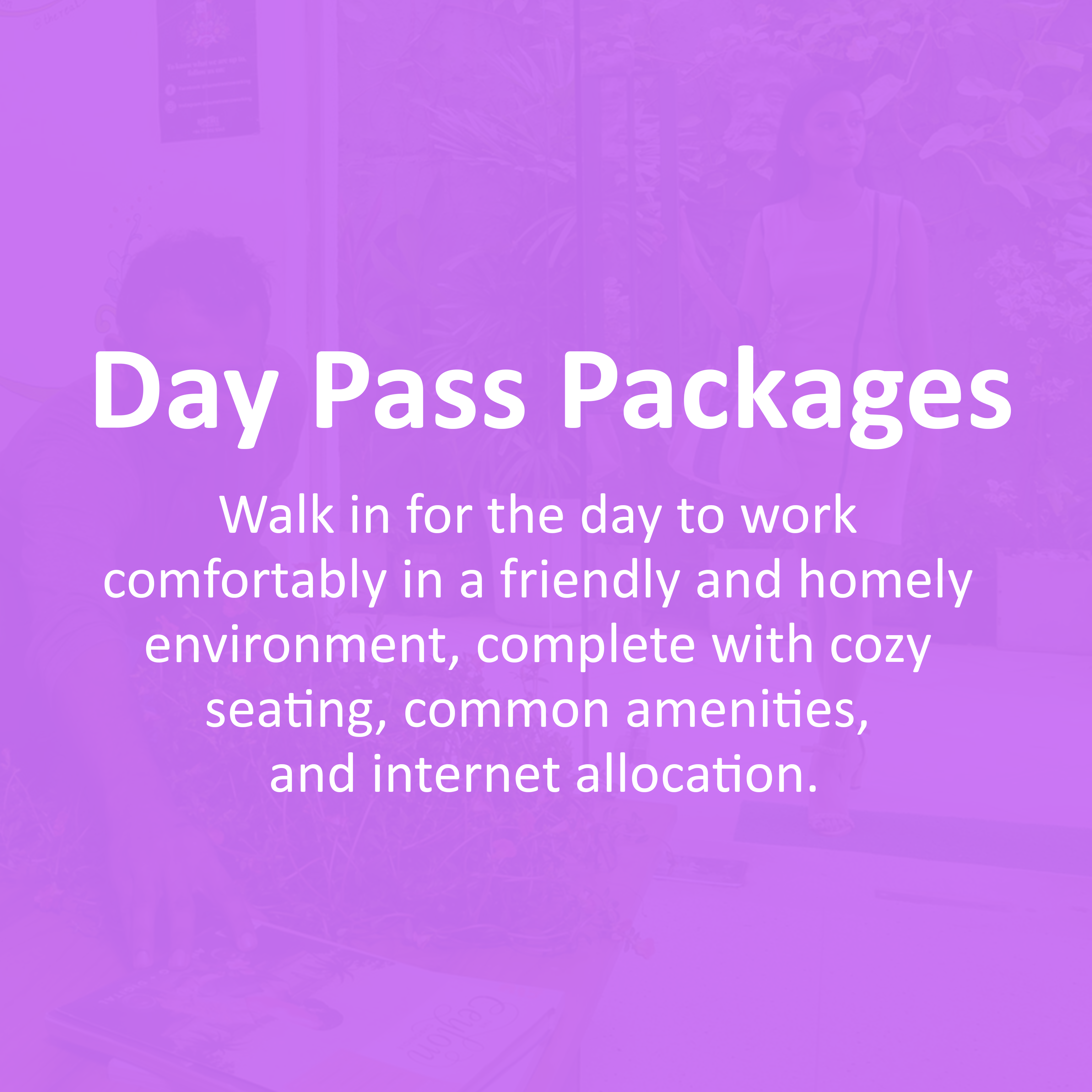 Day Pass Packages